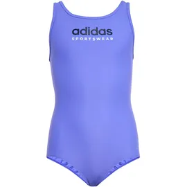 Adidas Mädchen Sportswear U-Back Swimsuit Kids, Cobalt Blue/Dark Blue, 14-15 Years