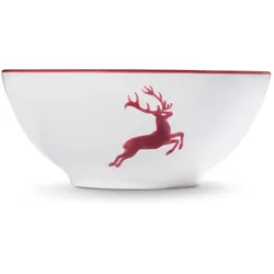 Gmundner Keramik Bordeauxr. Hirsch, Bowl (Ø 17cm)