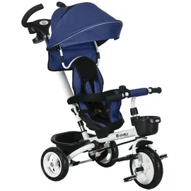 Homcom Dreirad, mit Schiebegriff, LxBxH: 112 x 50 x 104 cm - blau