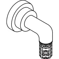 Hansgrohe Wandstütze Axor Citterio Brausenset 97696000 chrom