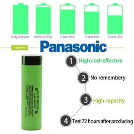 Panasonic NCR18650B 3,7V 3400mAh + 2x Box