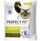 Perfect Fit Sensitive 1+ Reich an Truthahn 1,4 Kilogramm Katzentrockenfutter