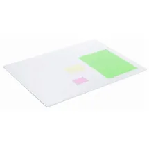 Durable Schreibtischunterlage Duraglas transparent Kunststoff 65,0 x 50,0 cm, 1 St.