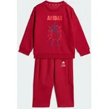 adidas MARVEL SPIDER-MAN Trainingsanzug Active Maroon/Off White 92