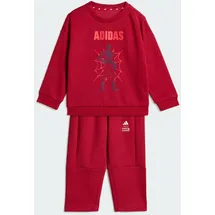 adidas MARVEL SPIDER-MAN Trainingsanzug Active Maroon/Off White 92
