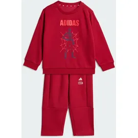 adidas MARVEL SPIDER-MAN Trainingsanzug Active Maroon/Off White 92