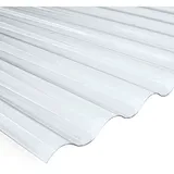 Gutta PVC-Wellplatte Sinus 76/18 Klar 80 cm x 120 cm Stärke: 0,65 mm