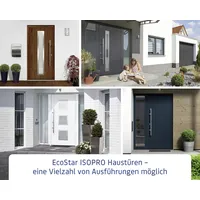 EcoStar Haustür ISOPRO IP 015 terrabraun 110 x 210 cm