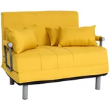 MCW Schlafsessel, Gelb, Textil, 105x80x186 cm, Wohnzimmer, Sessel, Schlafsessel