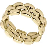Fossil Fingerring Schmuck Geschenk Edelstahl Ring Arden gelb|goldfarben 16,5