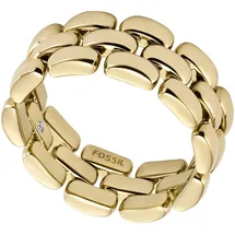 Fossil Fingerring Schmuck Geschenk Edelstahl Ring Arden gelb|goldfarben 16,5