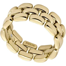 Fossil Fingerring Schmuck Geschenk Edelstahl Ring Arden gelb|goldfarben 16,5