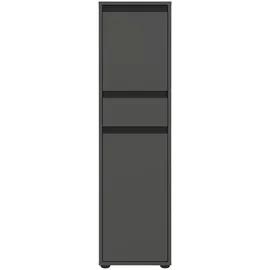 Germania Schrank 2201-547 Graphit, mit Tür- und Schubladendämpfung, 33 x 121 x 34 cm (BxHxT)