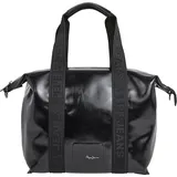 Pepe Jeans Chelsea Glossy Schultertasche Polyurethan Black