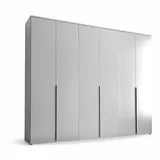 Stella Trading Drehtürenschrank 6-türig 270 x 225 x 52 cm Weiß