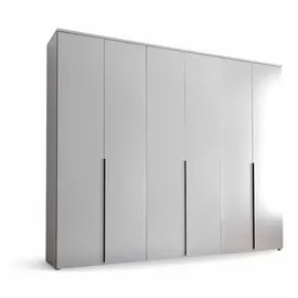 Stella Trading Drehtürenschrank 6-türig 270 x 225 x 52 cm Weiß