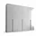 Stella Trading Drehtürenschrank 6-türig 270 x 225 x 52 cm Weiß
