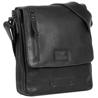 Mustang San Marino Leather Crossbody Bag Black