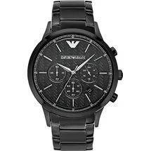 Giorgio Armani Emporio Armani Renato Herrenuhr Chronograph schwarz AR2485 - Schwarz