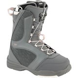 Nitro Damen Flora TLS All Mountain Freestyle Schnellschnürsystem günstig Boot Snowboardboot, Charcoal, MP 23.5 // EU 36 2/3 // US WMN 6