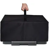 Strapazierfähiger Stoff, wasserdicht, UV-beständig, Staubschutz für HP OfficeJet 8015e Wireless Color All-in-One-Drucker/Pro 8135e/Pro 9125e/Pro 8139e/HP ENVY Inspire 7958e Drucker (schwarz)