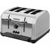 Morphy Richards 240130 Toaster 4 Scheibe(n) Gebürsteter Stahl,