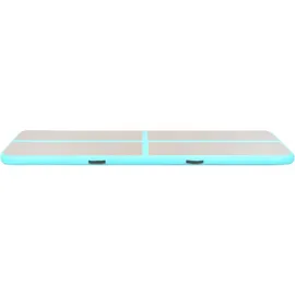 vidaXL Aufblasbare Gymnastikmatte mit Pumpe 700x100x10 cm PVC Grün