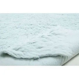 Tom Tailor Teppich Fluffy Uni blue lagoon 140 x 190 cm