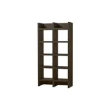 Woood Bücherregal 100 x 40 x 195 cm Braun