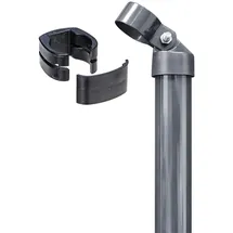 GAH Alberts Zaunpfosten 153 x 0 cm Grau/Stahl
