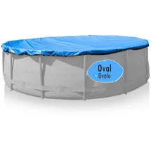 Höfer Chemie Poolabdeckplane oval 7,00 x 4,20 m 200 g/m2