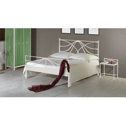 Französisches Bett Arica - 140x200 cm - weiß