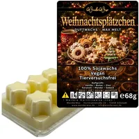 WonderWax Duftwachs WonderWax® Duftwachs 6 Sterne, (Weihnachtsplätzchen), Duftrichtung: Weihnachtspudding
