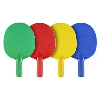Joola Tischtennisschläger Multicolour Bat, Set, 4-teilig, aus Kunststoff, 4x Schläger