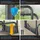 Kesser Kaminholzregal 130 x 36 x 117 cm schwarz inkl. Abdeckung + Handschuhe