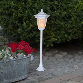 Star Trading 4in1 LED Solarleuchte Flame weiß