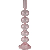 AM Design Kerzenleuchter »Stabkerzenhalter aus Glas«, (Set, 2 St.), rosa