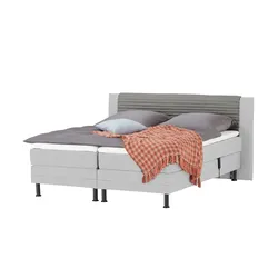 Motor-Boxspringbett  Synda ¦ grau ¦ Maße (cm): B: 160 H: 107