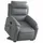 vidaXL Massagesessel mit Aufstehhilfe Kunstleder 92,5 x 100 x 0 cm Grau