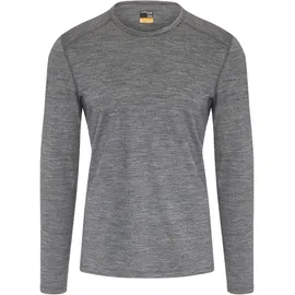 Icebreaker 200 Oasis Merino Langarm-baselayer - Gritstone Heather - M