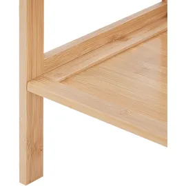 Beliani Regal Bambus Hellbraun