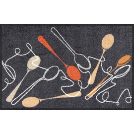 SALONLOEWE Läufer Spoon Dance grau-apricot 060x180 cm