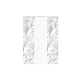 Vision Schiebegardine »FLYNN«, (3 St.), SET,SCHIEBEVORHANG,BAMBUS,DIGITALDRUCK, grau