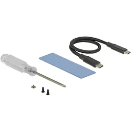 DeLock Externes Gehäuse M.2 NVMe PCIe SSD USB 10 Gbps (USB 3.1) USB Type-CTM Bu. (Externes Laufwerksgehäuse)