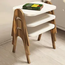 Skye Decor Braun Walnuss 42 x 35,5 x 48,6 cm