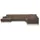 OTTO home Wohnlandschaft OTTO HOME "Oland Skandi, weicher Chenille-Stoff", braun, B:342cm H:85cm T:260cm, 100% Polyester, Sofas, Wohnlandschaft, U-Form, 342 cm, Wellenunterfederung, Skandi-Design, Massivholzfüße
