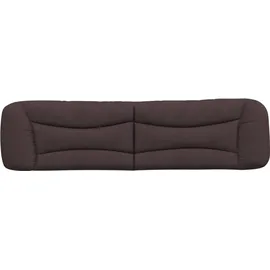 vidaXL Kopfteil-Kissen "Hvar" Dunkelbraun 200 cm Stoff