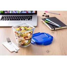 Pyrex 1451029 Gehege mit Deckel, 12 x 12 cm, Glas, transparent, 0,8 l