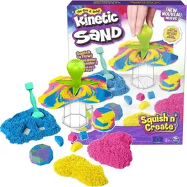 Spin Master Kinetic Sand Squish N' Create Knete 382 g mehrfarbig