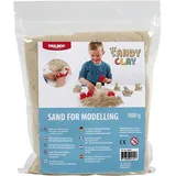 Spielsand Sandy Clay, natur, 1kg Beutel